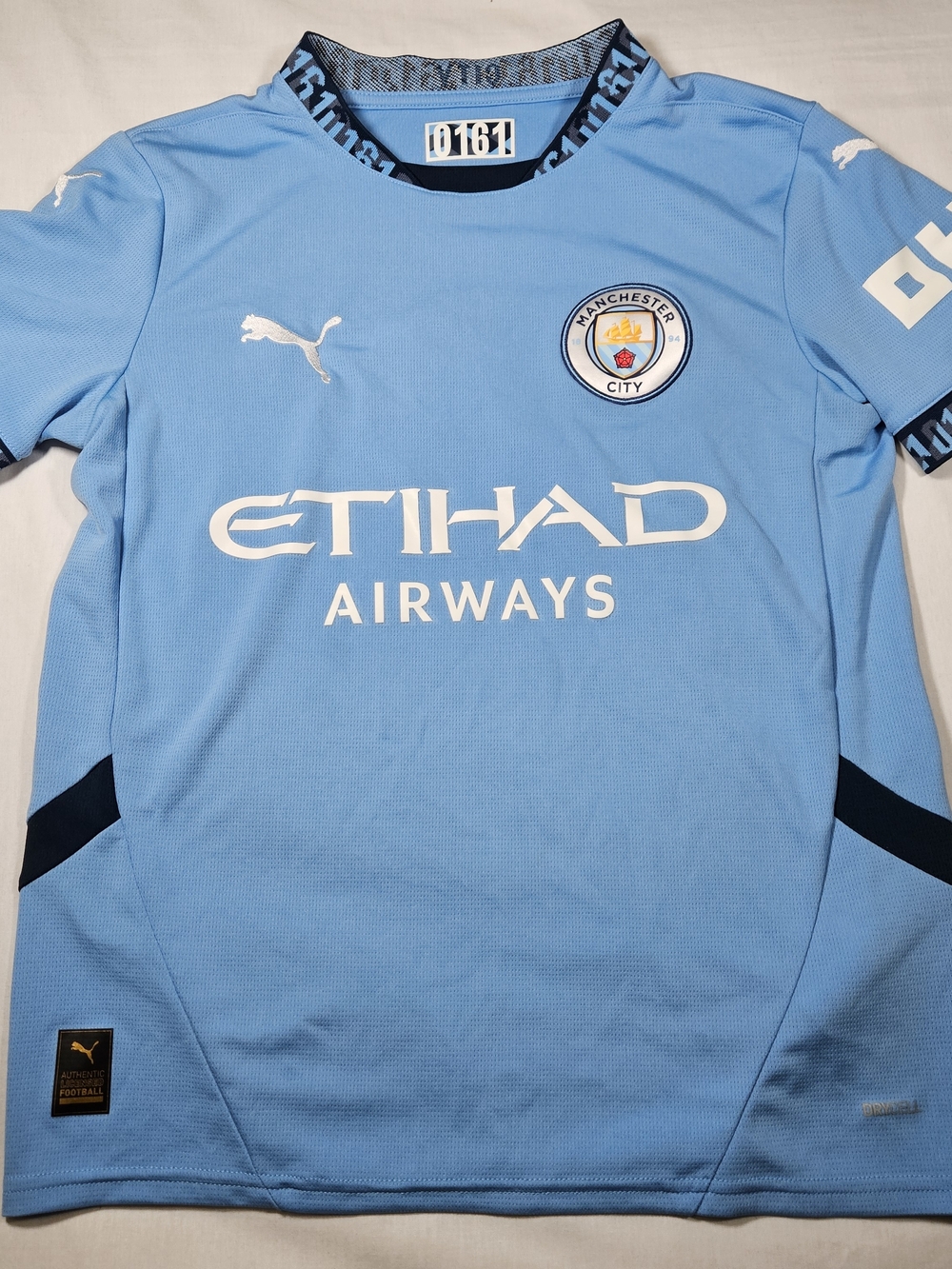 Puma Manchester City 2024/25 Home Soccer Jersey - Youth Large Haaland #9